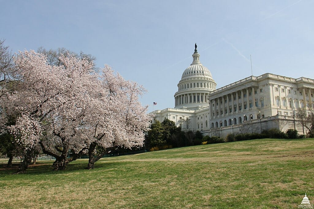 Este artículo habla sobre el debate por Título 42 en el Capitol Hill. La imagen muestra el Capitolio de los Estados Unidos.