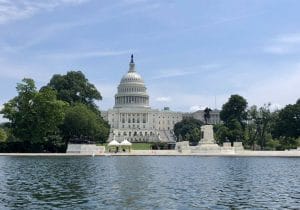 Capitolio de los Estados Unidos en Washington DC. El GAO presentó un reporte sobre las prácticas migratorias en la frontera a pedido del poder ejecutivo.