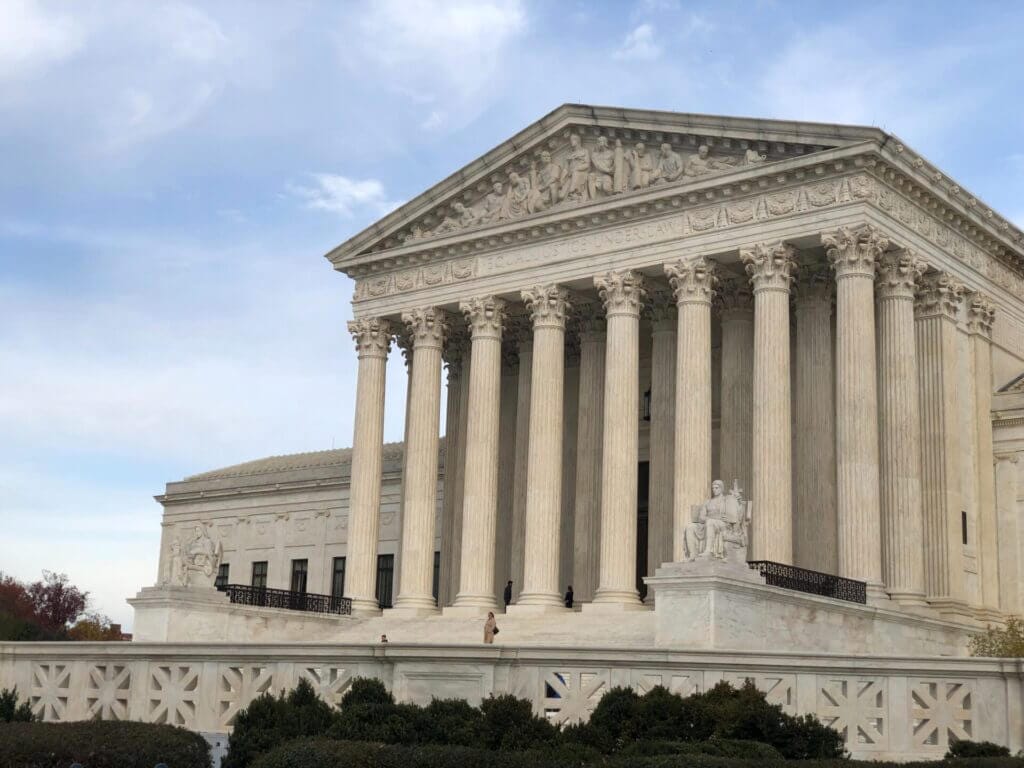 Edifico de la Corte Suprema, donde tendrá audiencia el caso United States vs Texas