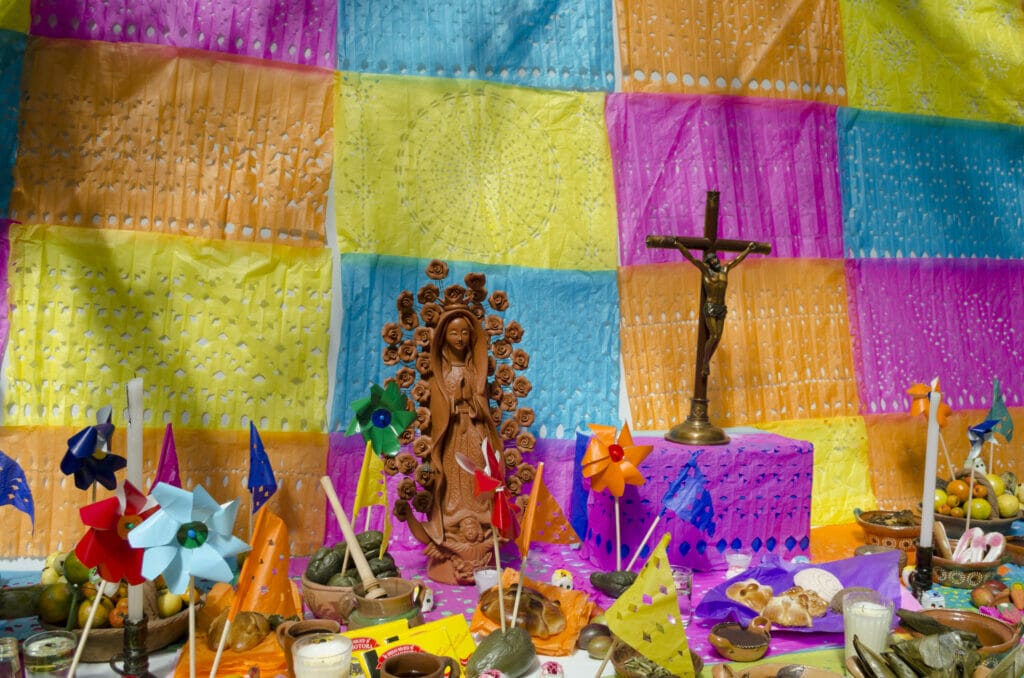 Altar de los Muertos. Forma parte de las tradiciones típicas del Día de los Muertos 2022.