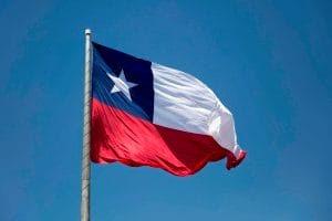 Bandera de Chile representando la gran pregunta sobre si los chilenos necesitan visa para usa