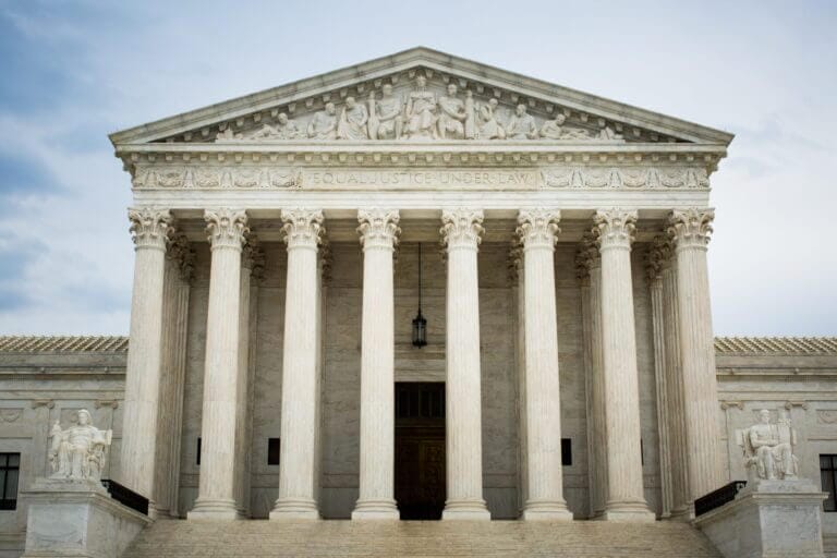Corte Suprema de los Estados Unidos donde se decidirá sobre el programa DACA 2023