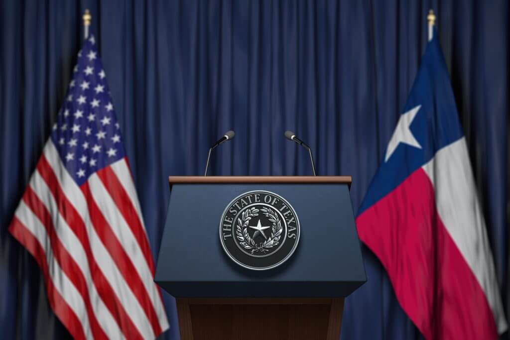 Conferencia de prensa en Texas