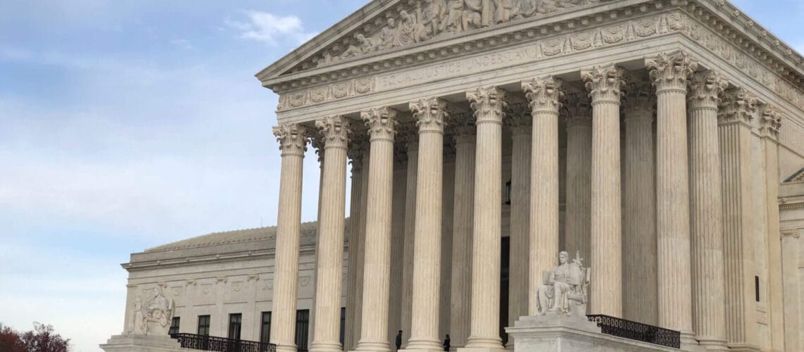 Edifico de la Corte Suprema, donde tendrá audiencia el caso United States vs Texas