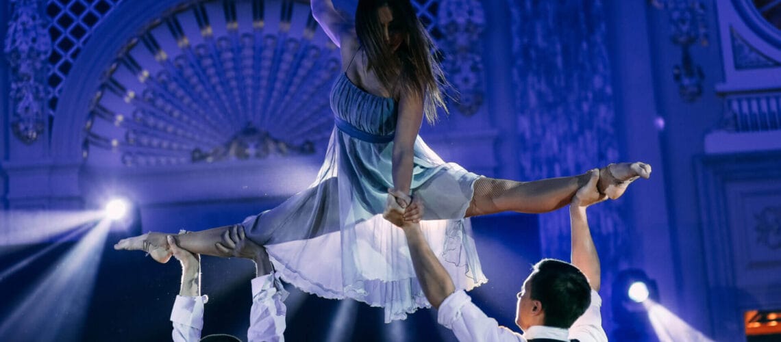 Imágenes de un show de baile en el Mira Quien Baila All Star 2023