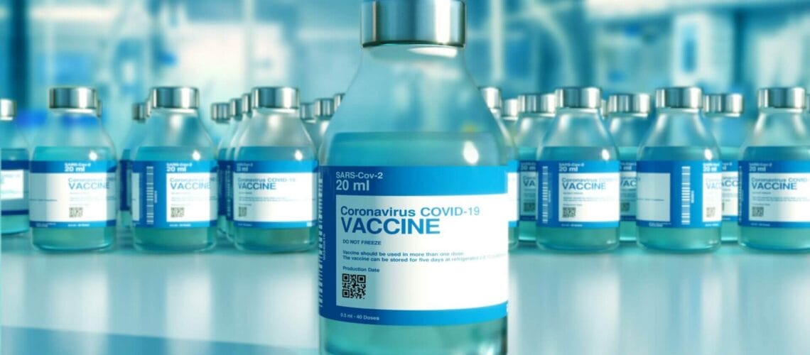 envases de vacuna por covid 19